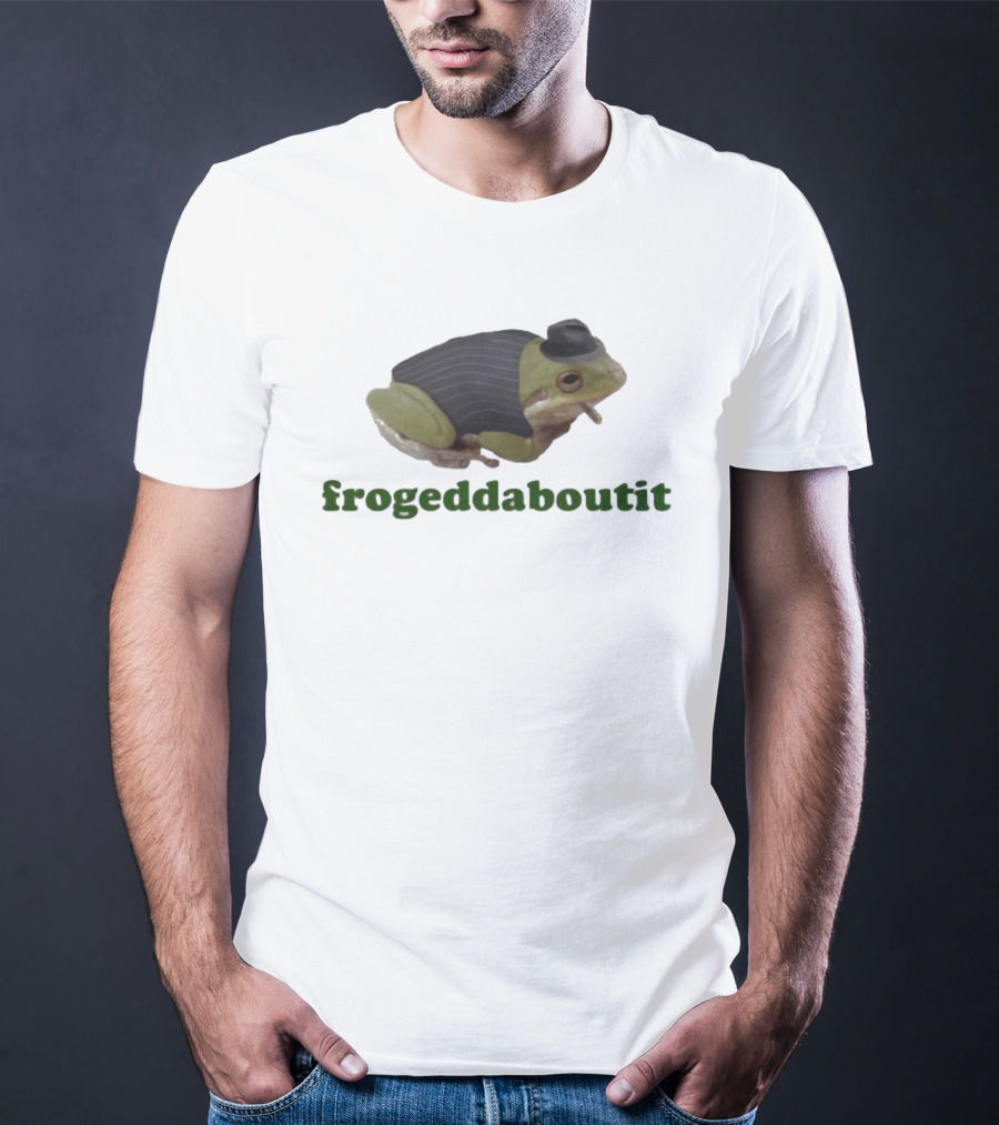 Frogeddaboutit Frog In Suit And Hat T-Shirt