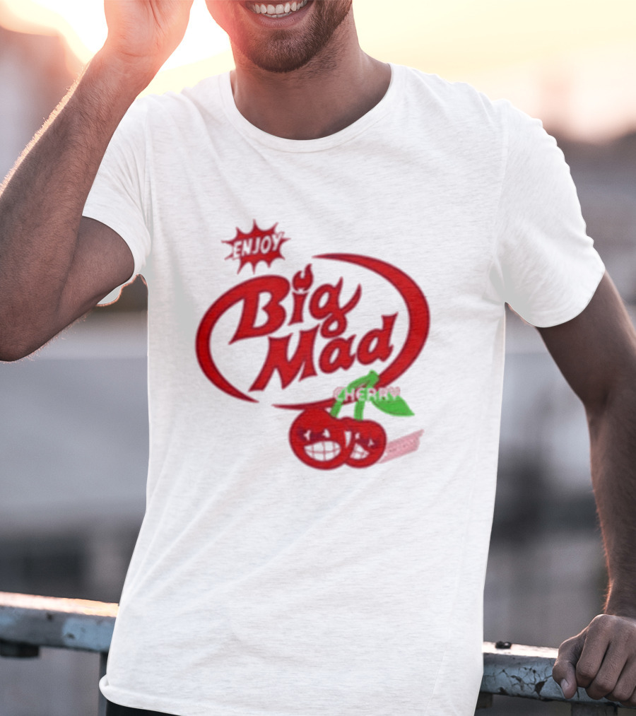 Transviolet Big Mad Cherry Enjoy T-Shirt