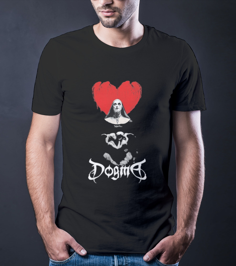 Dogma Nun Heart Valentine's Day T-Shirt