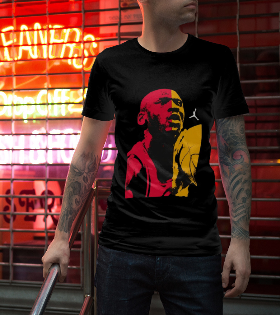 Michael Jordan 1985 Chicago Bulls Retro Basketball Legend T-Shirt