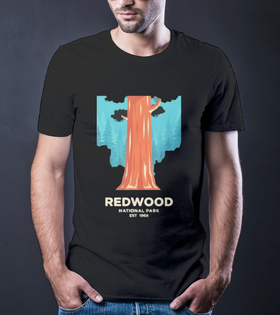 Redwood National Park Est 1968 Tree T-Shirt