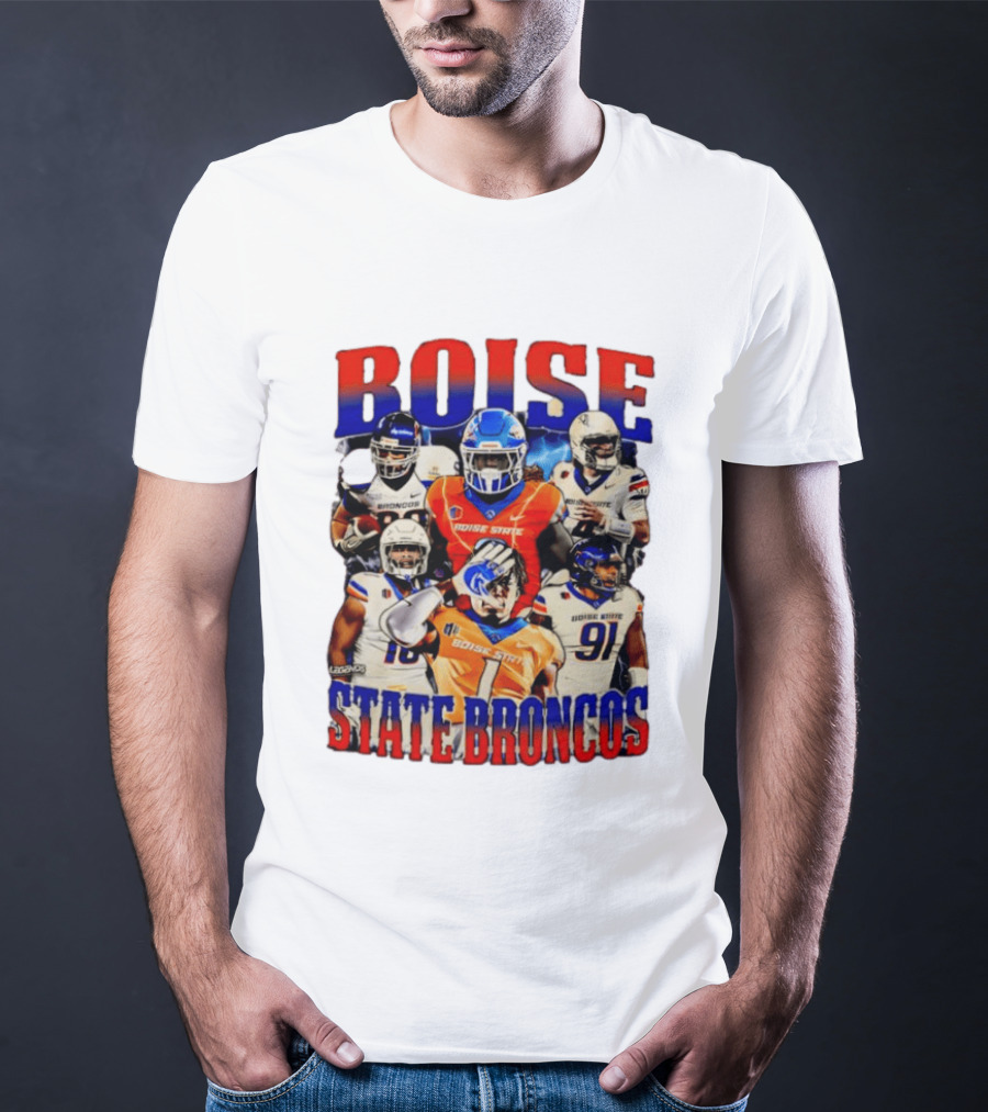 Boise State Broncos Football Legends Players T-Shirt