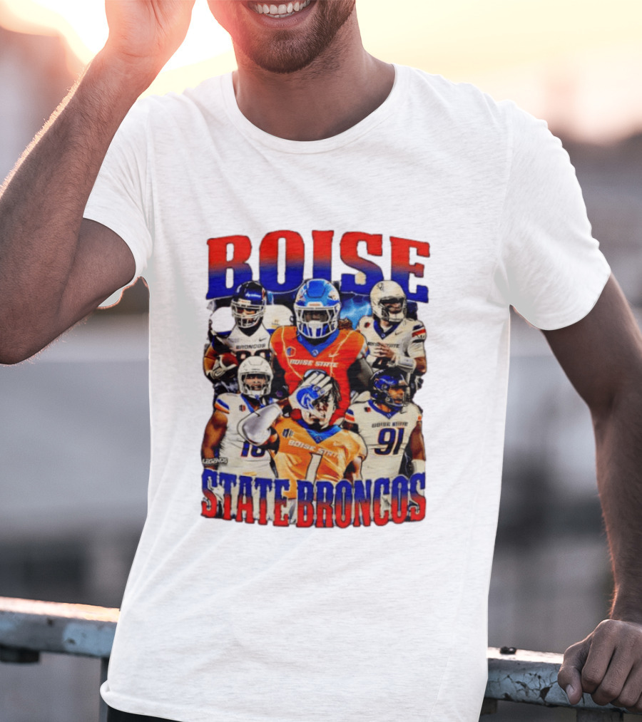 Boise State Broncos Football Legends Players T-Shirt
