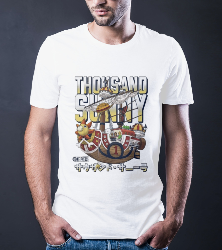 One Piece Thousand Sunny Pirate Ship T-Shirt