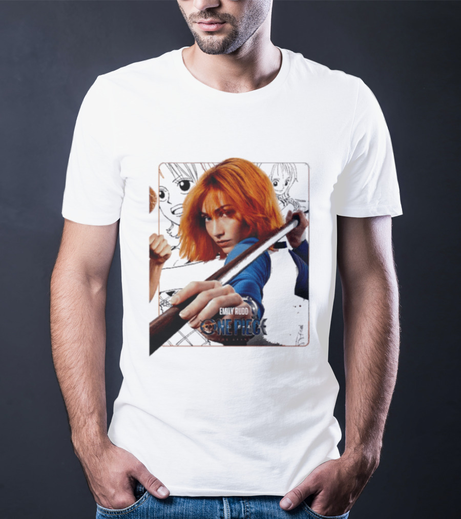 One Piece Live Action Emily Rudd As Nami Grand Line Adventure T-Shirt