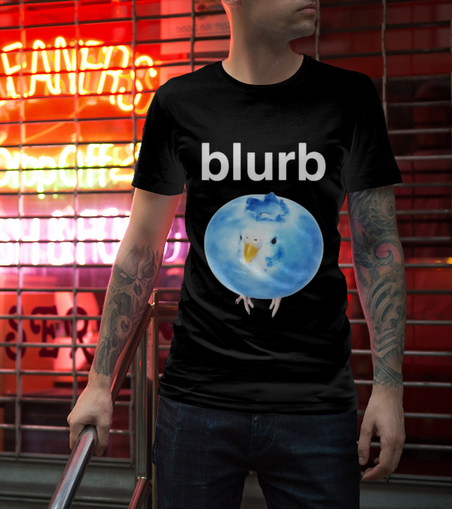 Blurb Bluebird Blueberry Fusion T-Shirt
