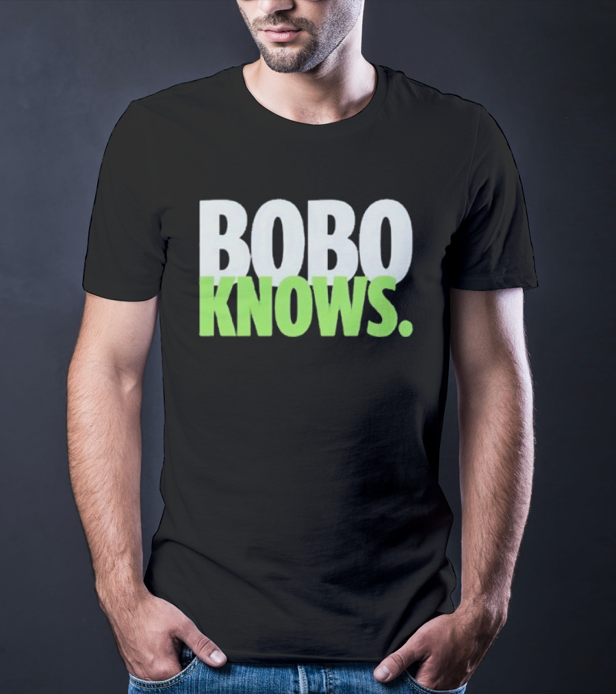 Bobo Knows Seattle Football Seahawks Fan Gear T-Shirt