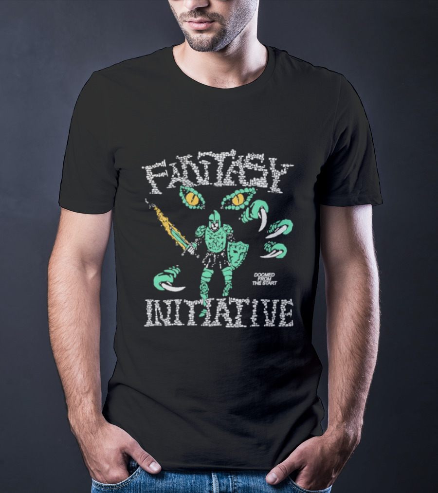 Fantasy Initiative Doomed From The Start Monster Knight Adventure T-Shirt