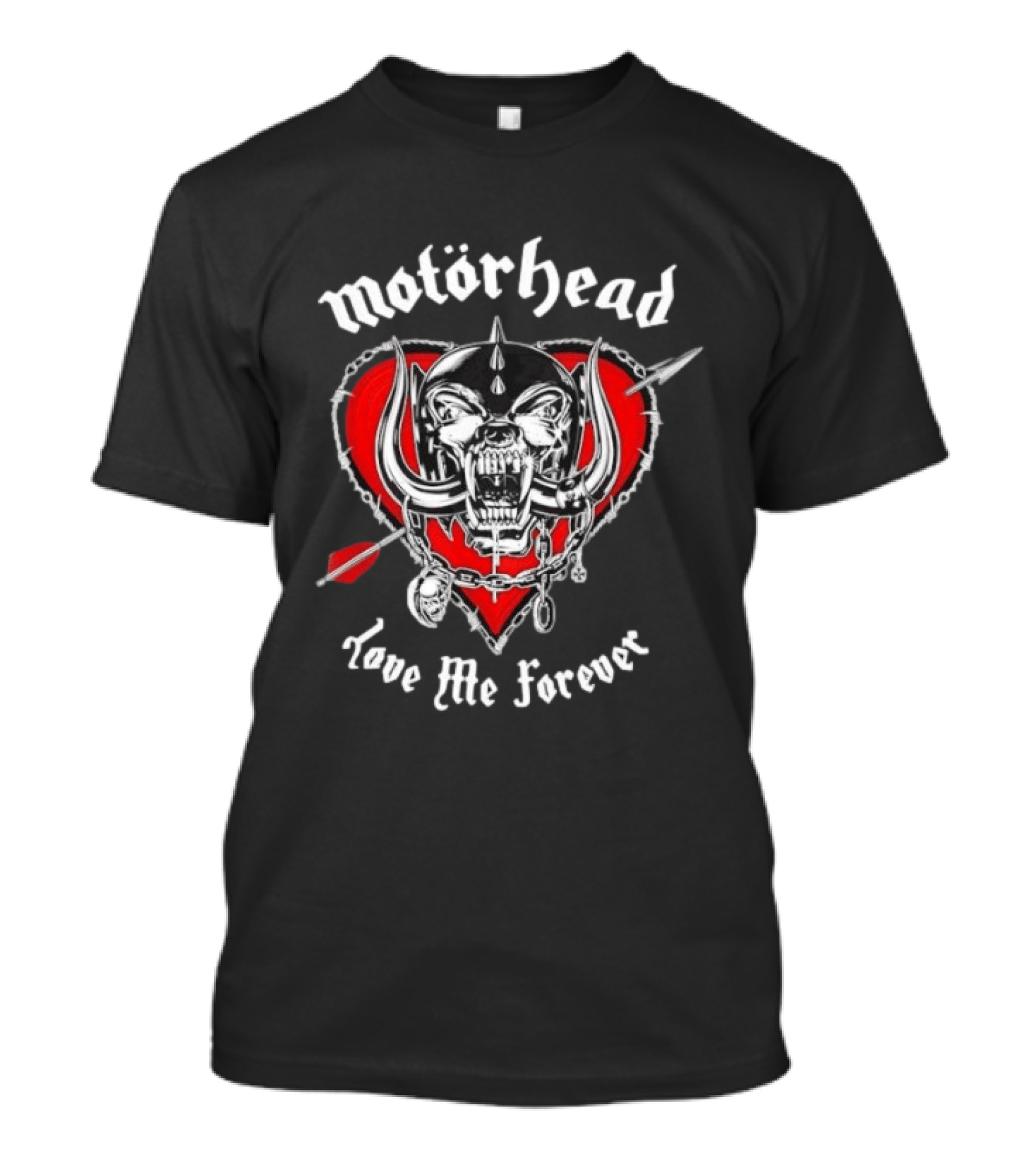 Motörhead Love Me Forever Heart Snaggletooth T-Shirt