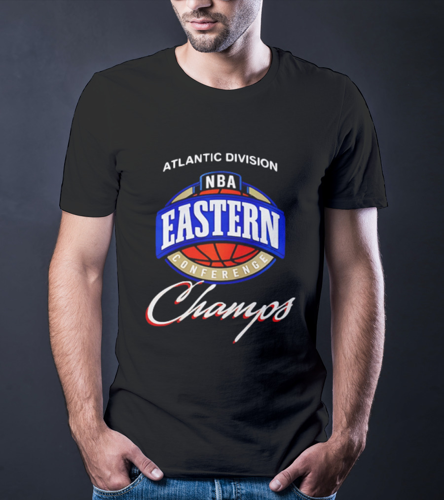 Philadelphia 76ers Allen Iverson 2026 Atlantic Division NBA Eastern Conference Champs T-Shirt