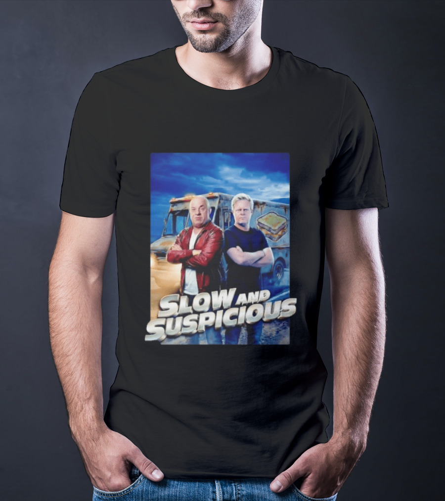 Slow And Suspicious Food Truck Crossover Duo T-Shirt