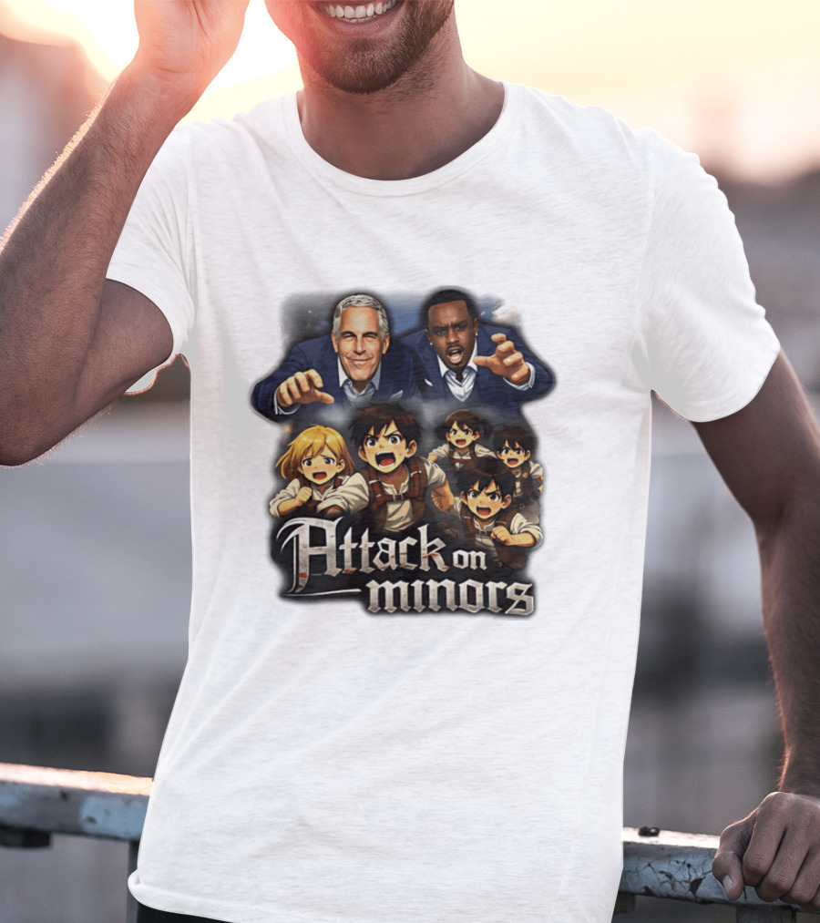 Attack On Minors Epstein And Diddy And T-Shirt