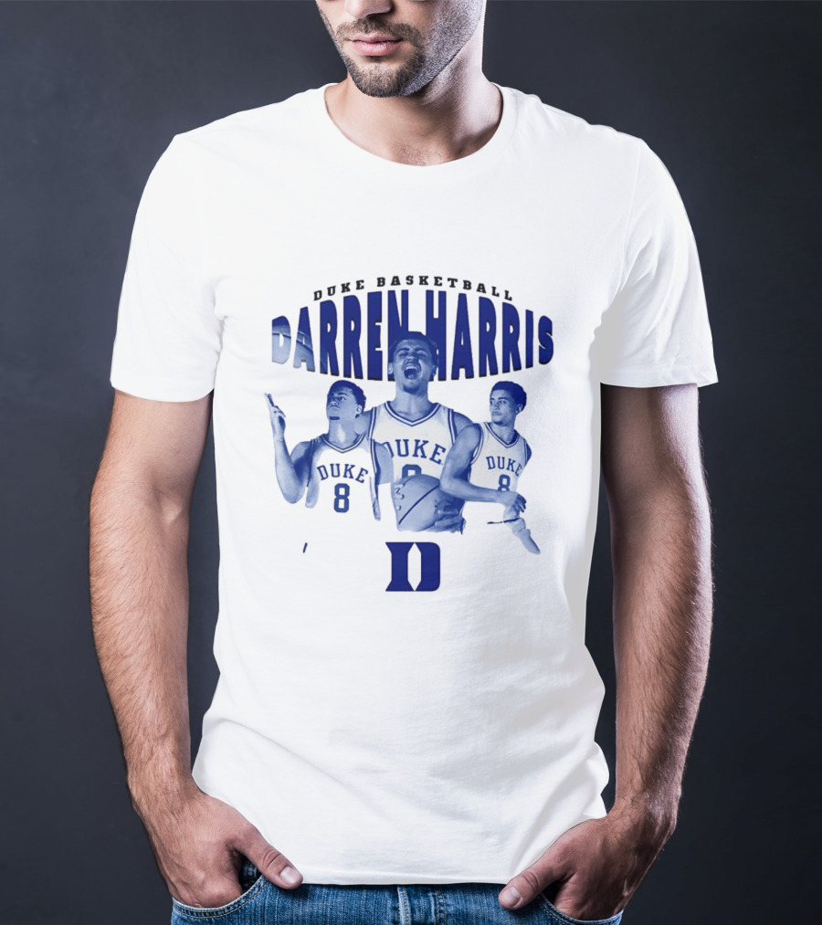 Duke Basketball Darren Harris 8 T-Shirt