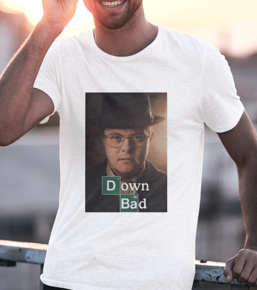 Down Bad Walter Chemistry Parody Breaking Series T-Shirt