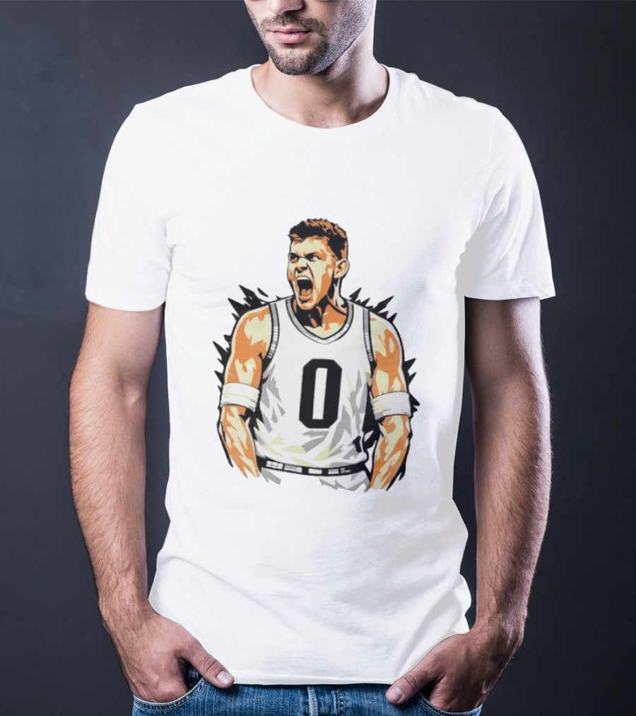 Jeremy Sochan San Antonio Spurs Number 0 Basketball Player T-Shirt