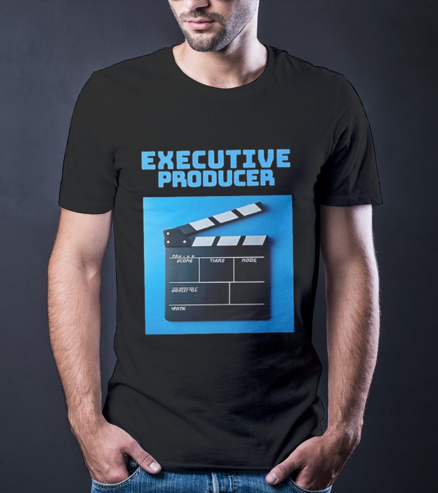 Executive Producer Clapper Board Iconic Movie Director T-Shirt