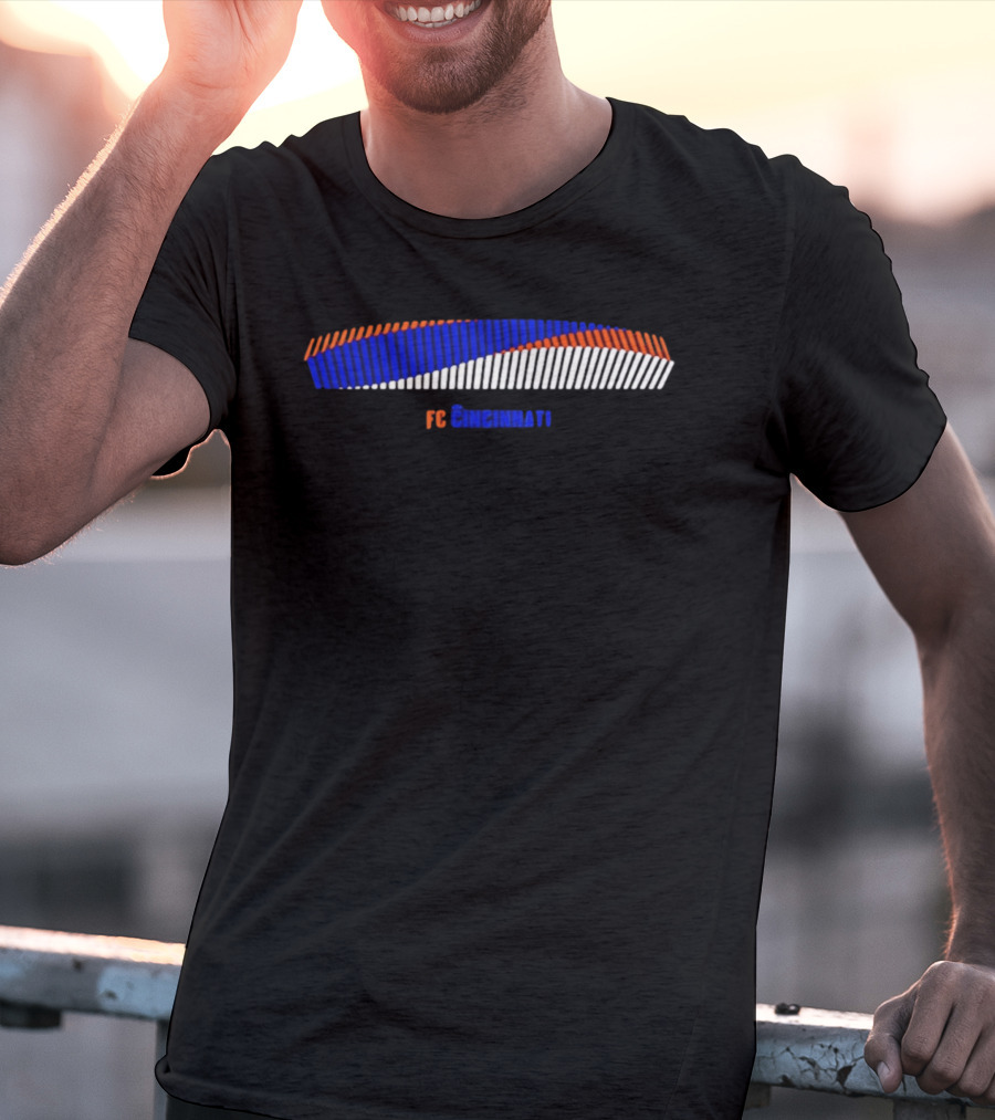 FC Cincinnati Stadium Lights Good Vibes Only T-Shirt