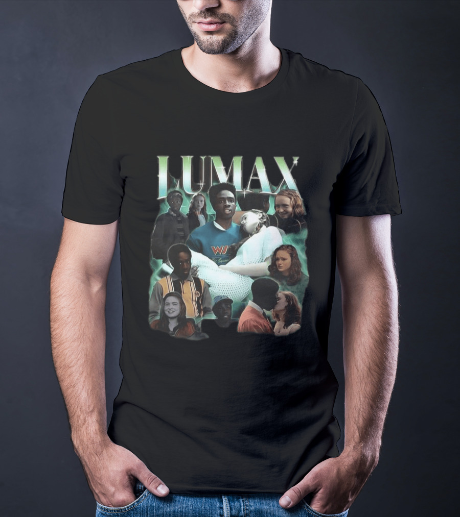 Lumax WJ Stranger Things Characters Collage T-Shirt