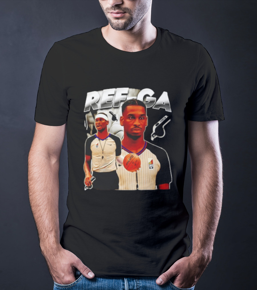 Shai Gilgeous Alexander Basketball Referee Whistle Court Game T-Shirt