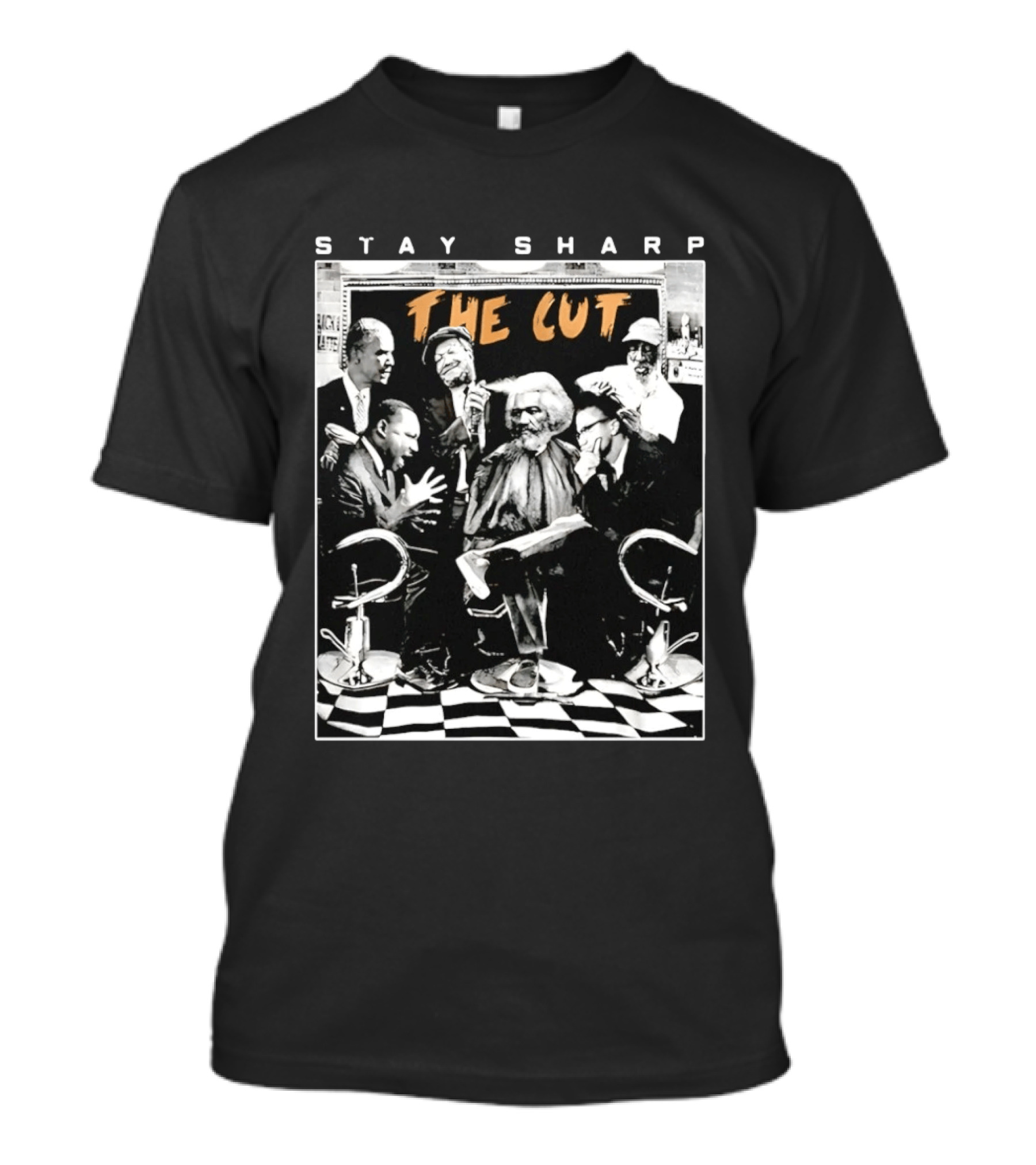 Stay Sharp The Cut Black Barbershop Legends T-Shirt