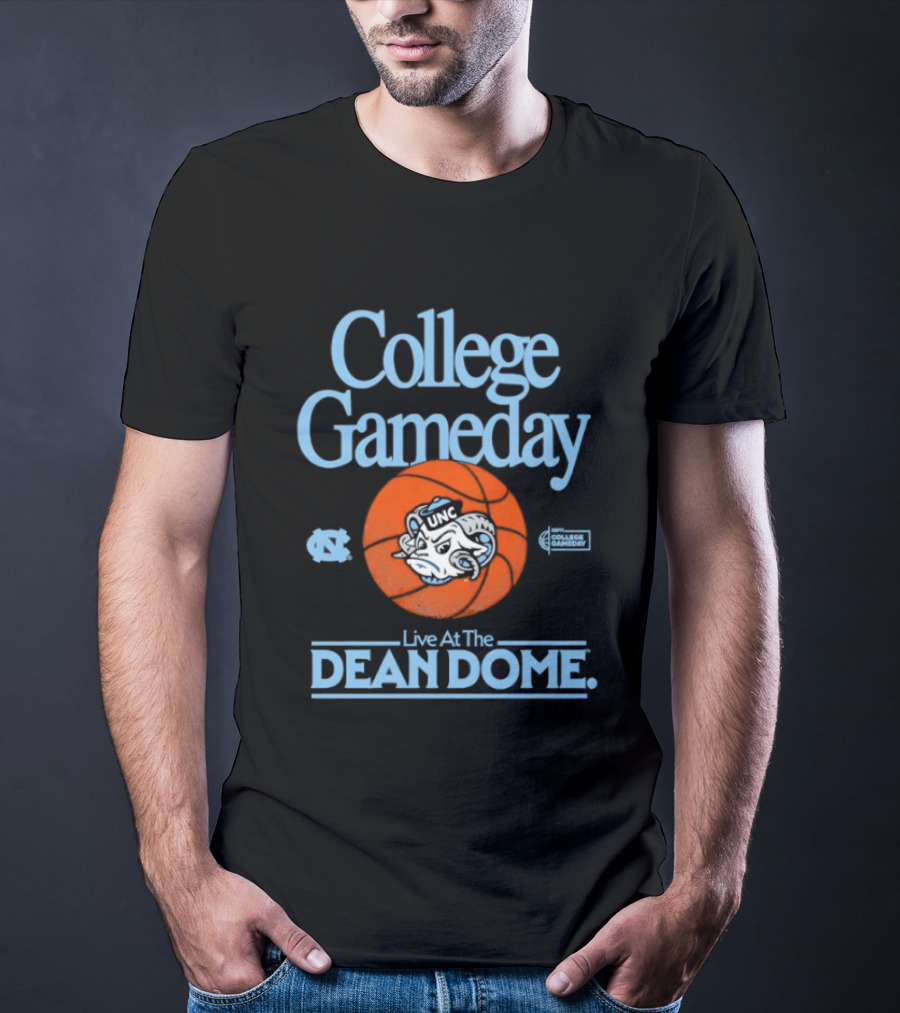 North Carolina Tar Heels College Gameday Live At The Dean Dome T-Shirt