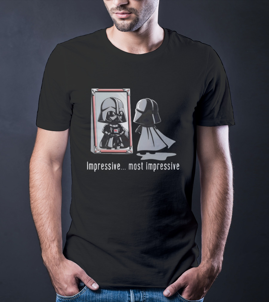 Impressive Most Impressive Darth Vader Mirror Reflection T-Shirt