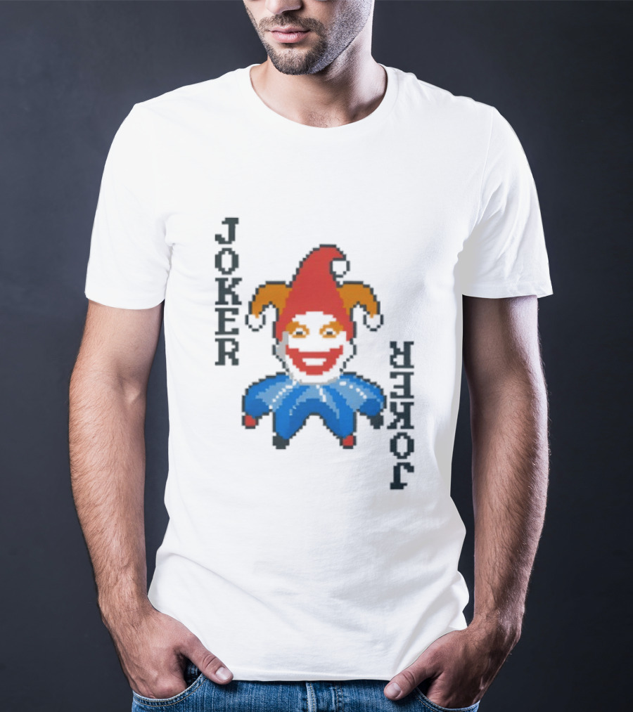 Balatro's Pixel Art Jimbo Jester Joker T-Shirt