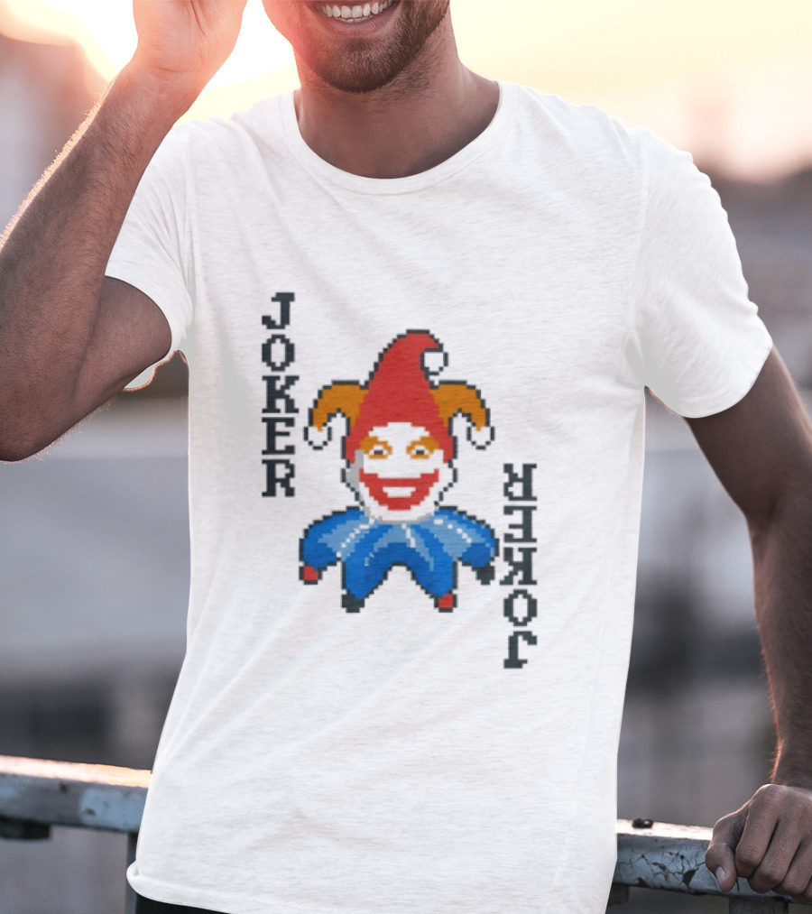 Balatro's Pixel Art Jimbo Jester Joker T-Shirt