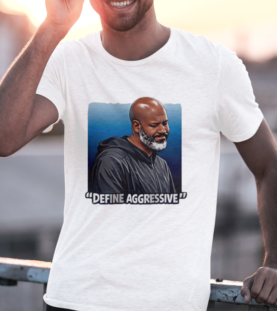 Define Aggressive Detroit Lions Brad Holmes T-Shirt