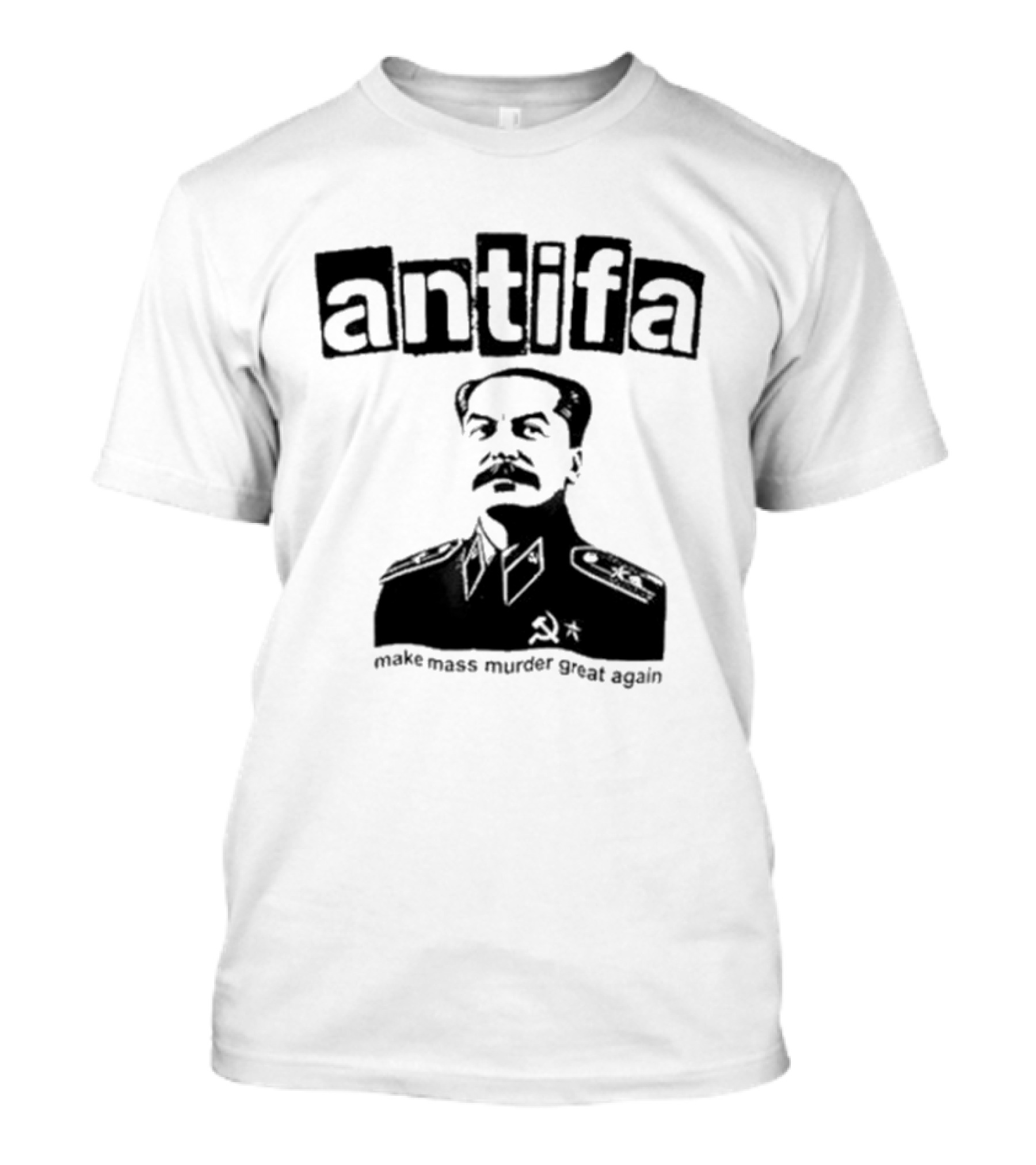 Antifa Make Mass Murder Great Again Joseph Stalin Iosif Vissarionovich T-Shirt