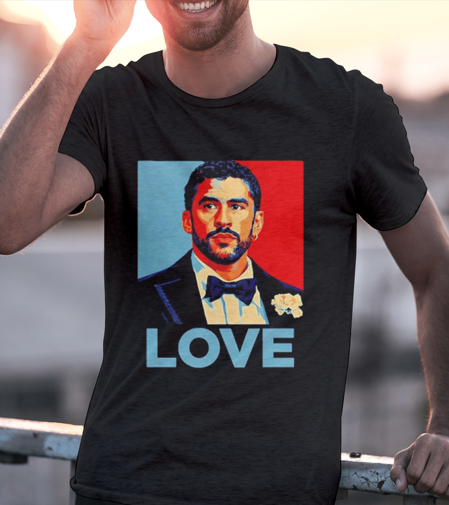 Bad Bunny LOVE Puerto Rico Super Benito T-Shirt