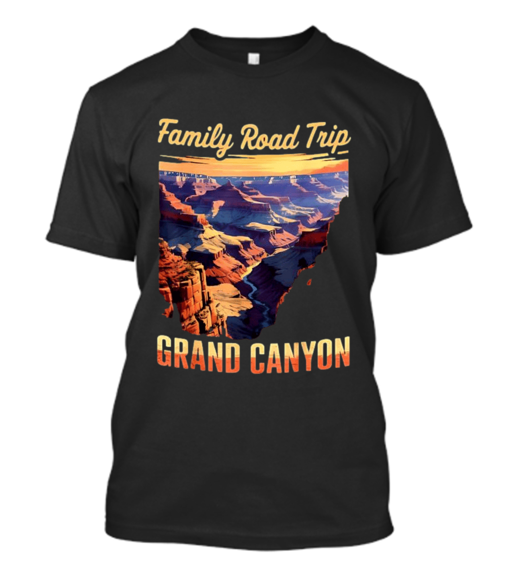 Family Road Trip Grand Canyon National Park Adventure T-Shirt