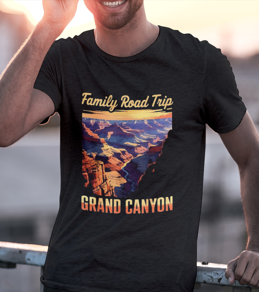 Family Road Trip Grand Canyon National Park Adventure T-Shirt