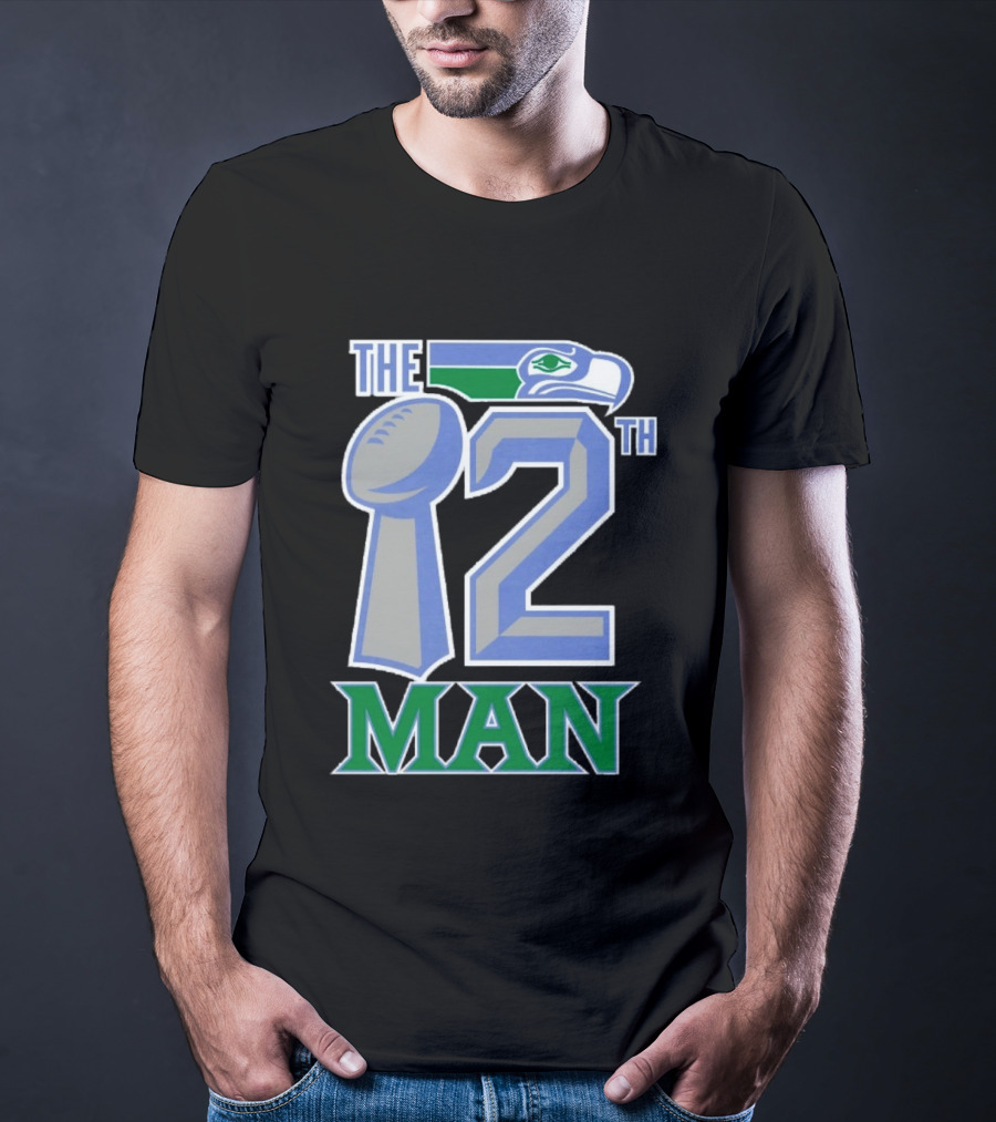 The 12th Man Seattle Bird Fan Football T-Shirt