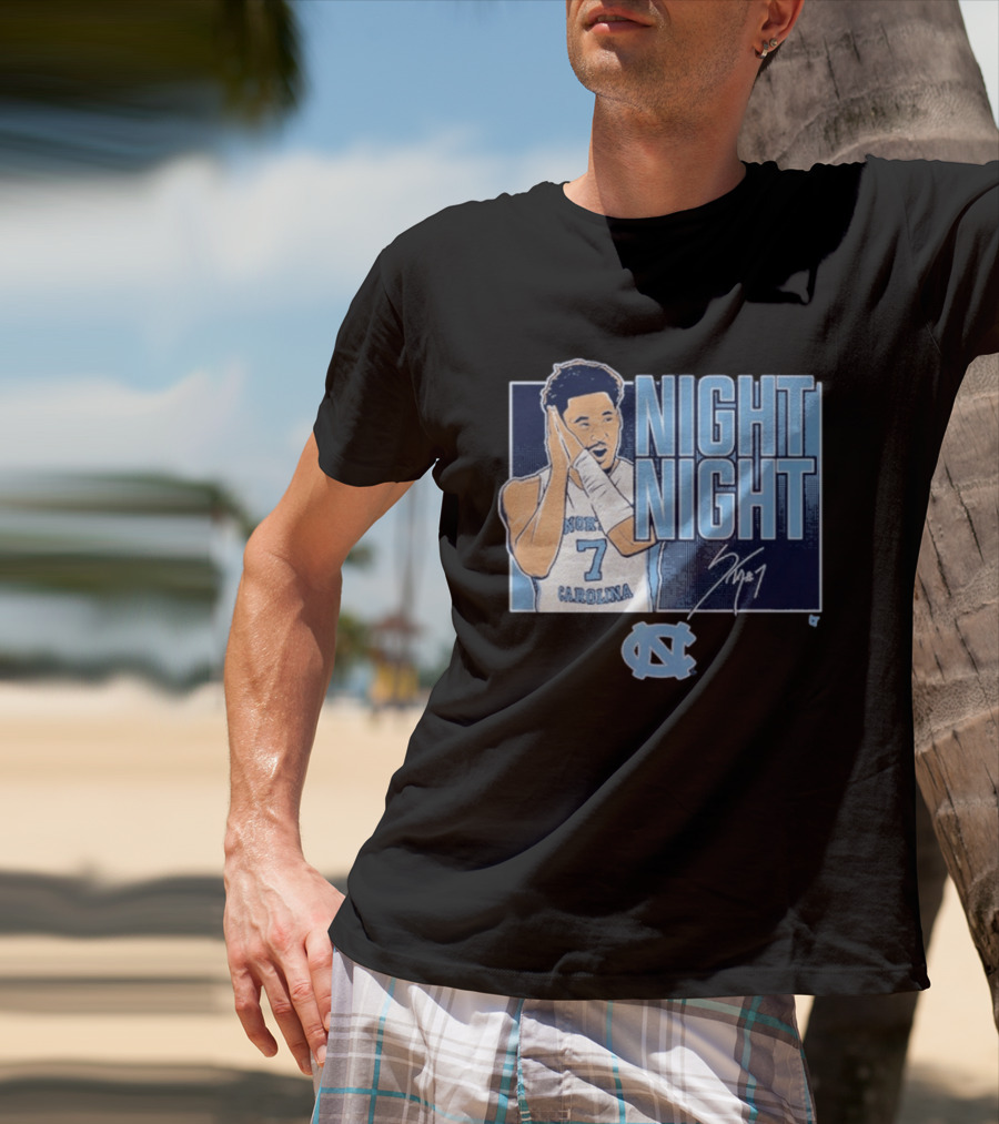 Seth Trimble Night Night North Carolina Tar Heels Basketball UNC T-Shirt