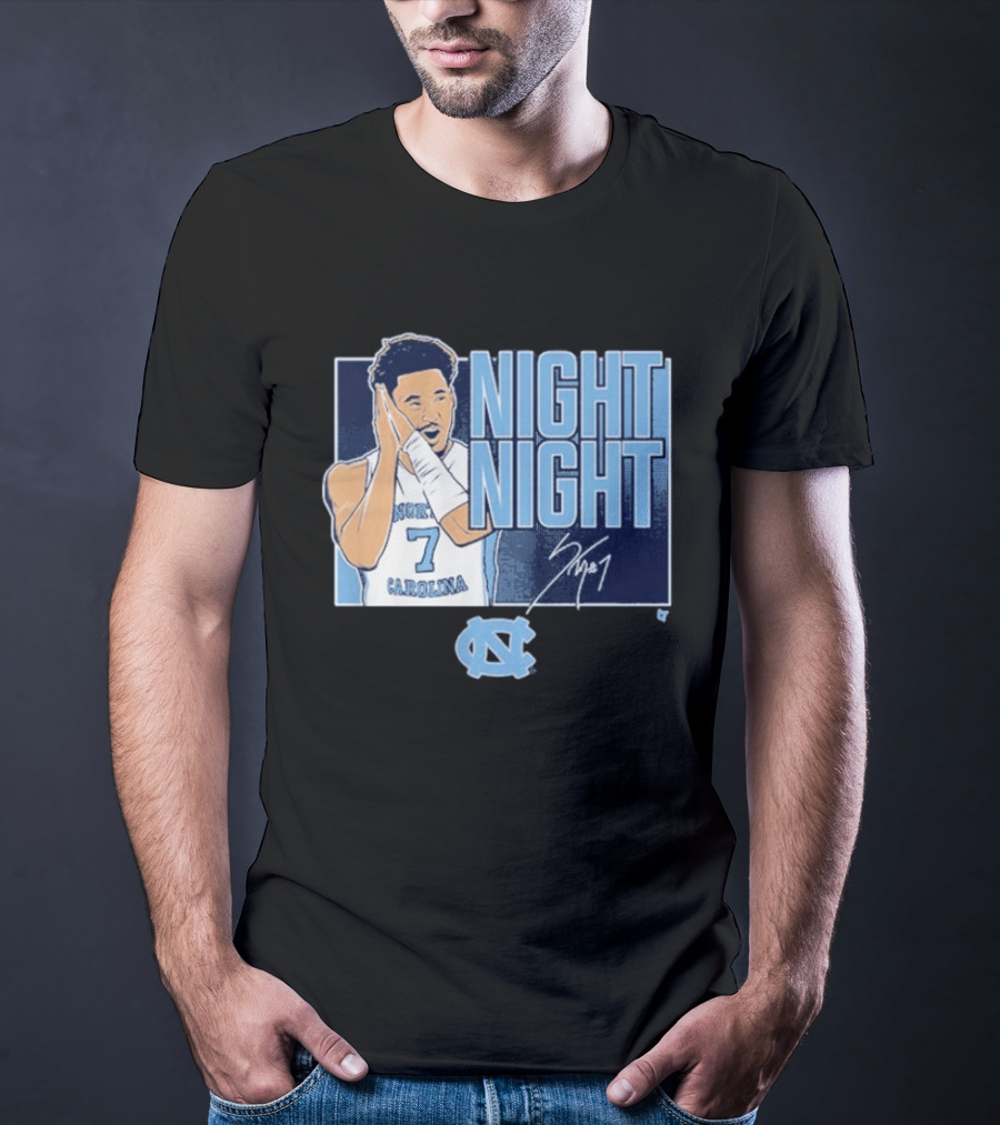 Seth Trimble Night Night North Carolina Tar Heels Basketball UNC T-Shirt