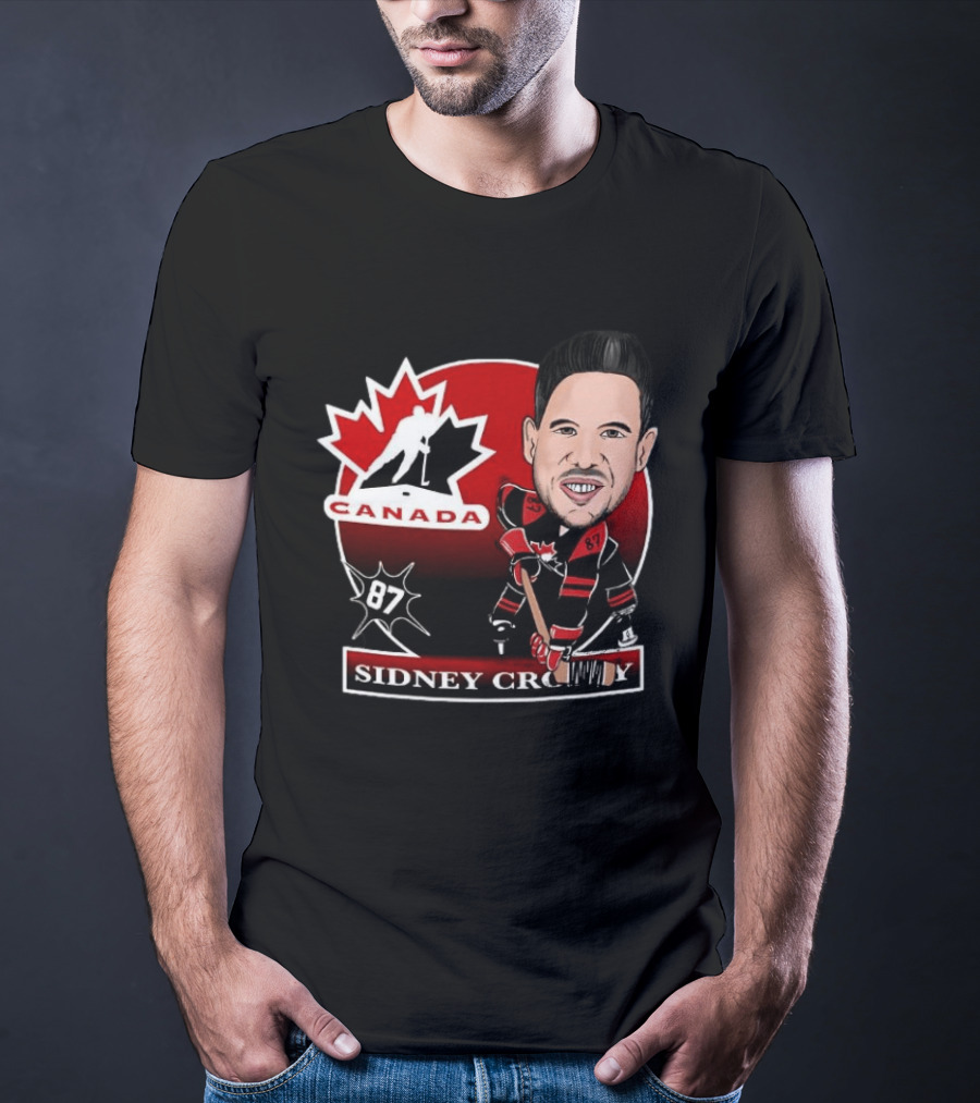 Sidney Crosby Canada Hockey Caricature Number 87 T-Shirt