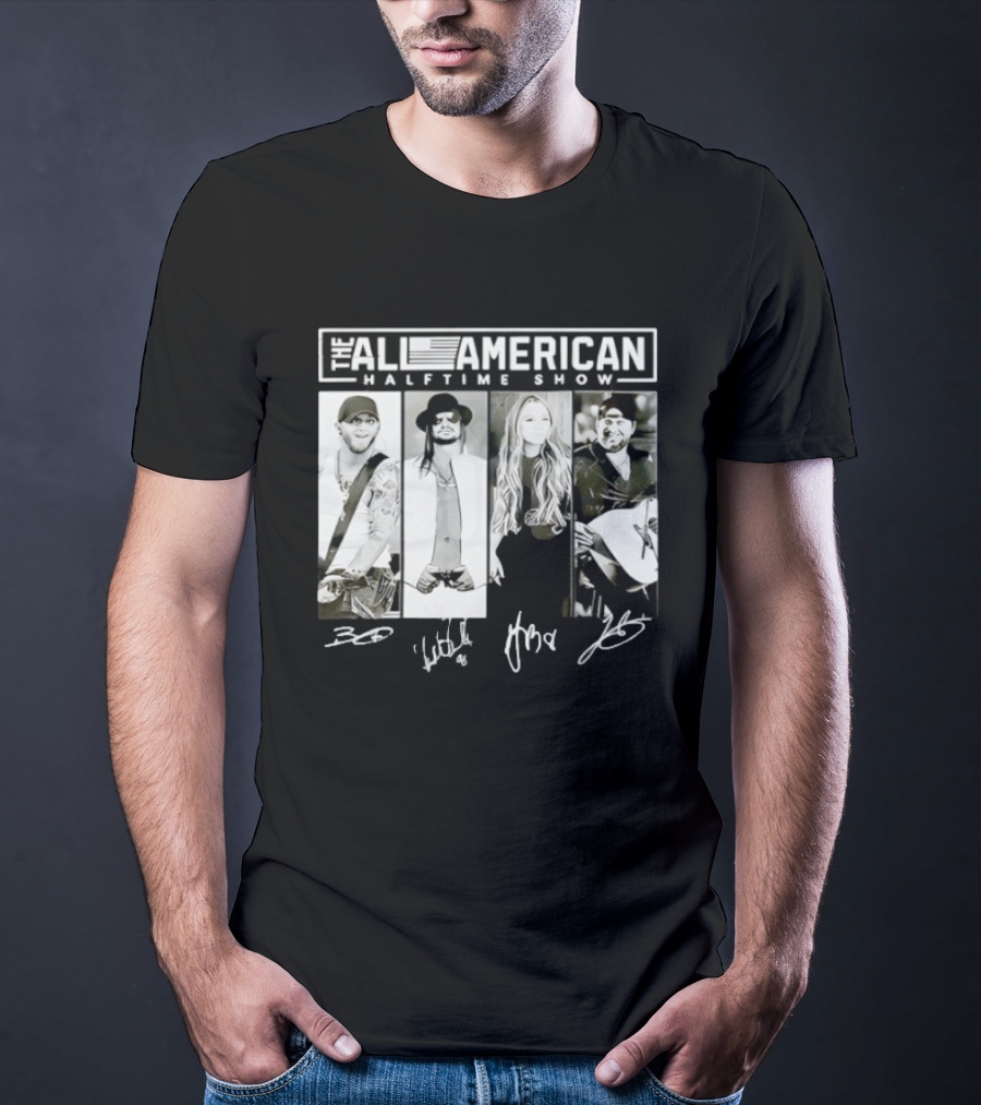 The All American Halftime Show Brett Watkins Miranda Toby Signature Collection T-Shirt