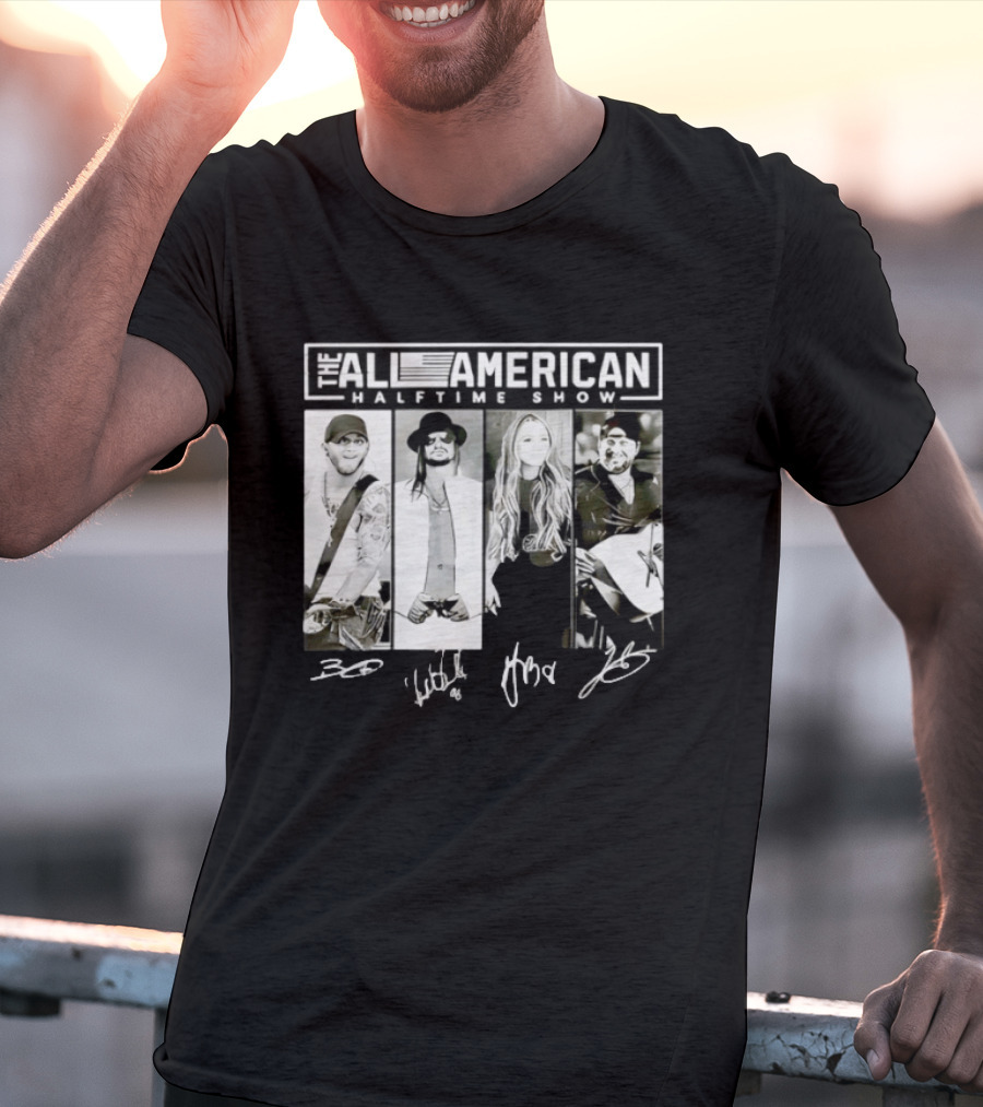 The All American Halftime Show Brett Watkins Miranda Toby Signature Collection T-Shirt