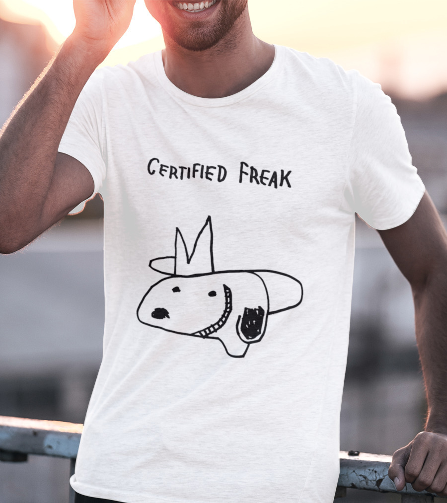 Certified Freak Snoopy Drawing Meme T-Shirt