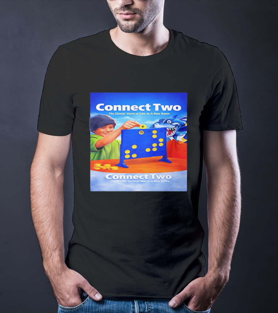 Connect Two The Classic Vertical Two In A Row Game T-Shirt