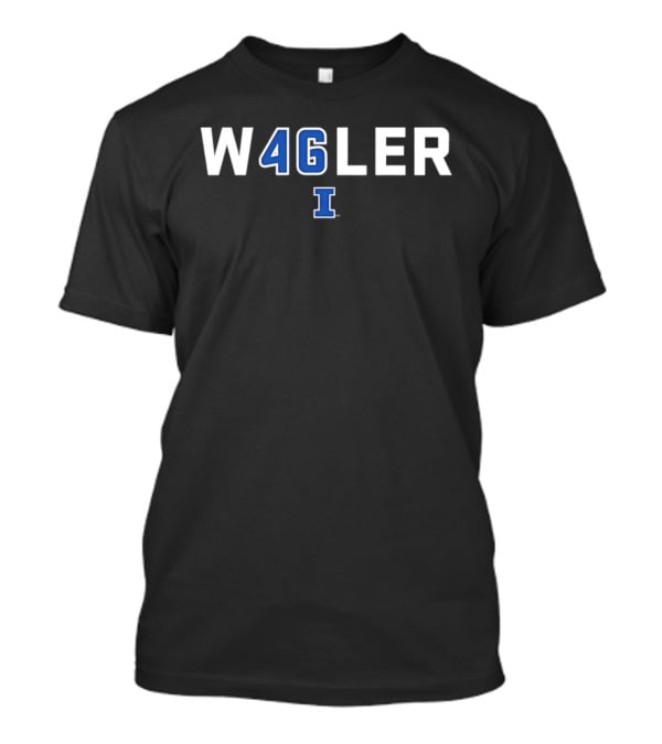 Keaton Wagler W46LER Illinois Fighting Illini I T-Shirt