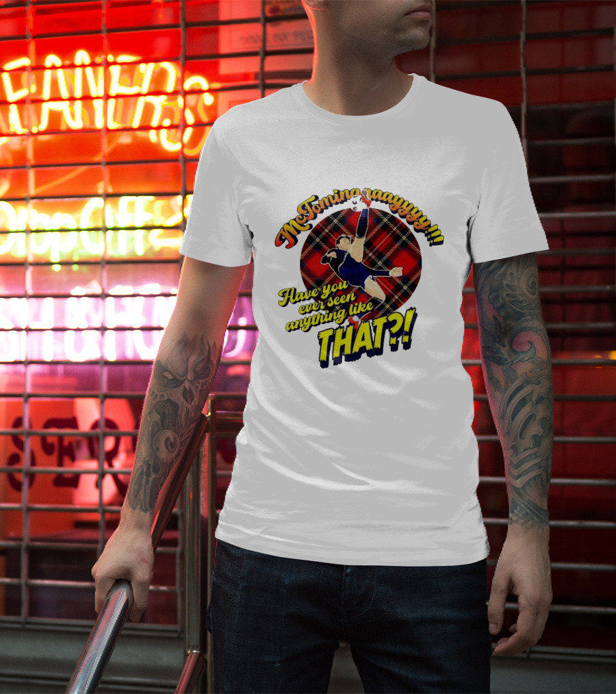 McTominayyyy Have You Ever Seen Anything Like That Plaid Soccer Kick T-Shirt