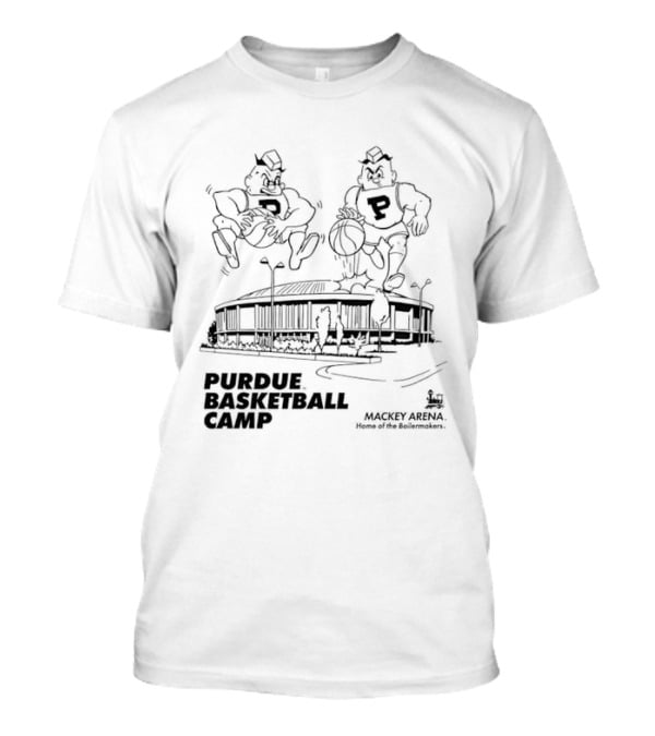 Purdue Basketball Camp Mackey Arena Boilermakers T-Shirt