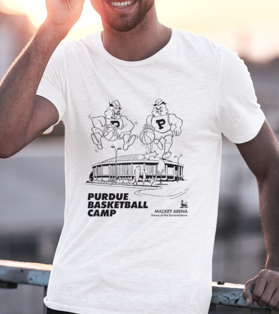 Purdue Basketball Camp Mackey Arena Boilermakers T-Shirt