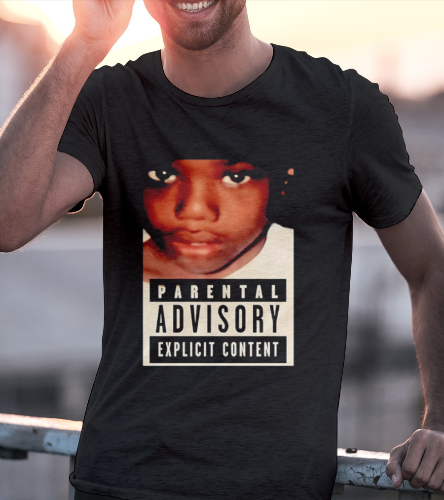 Parental Advisory Explicit Content Baby Keem Casino Album Cover Tracklist T-Shirt