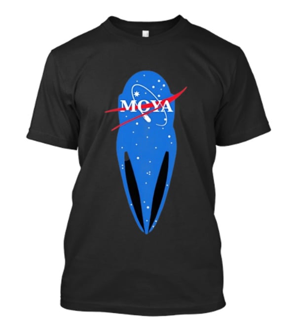 MQYA NASA Space Themed Blue Astronaut T-Shirt