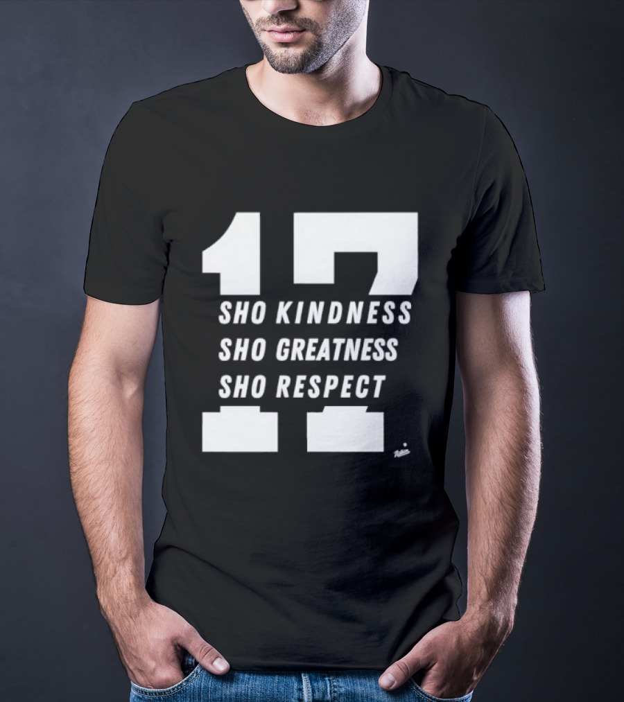 Shohei Ohtani Kindness Greatness Respect Number 17 T-Shirt