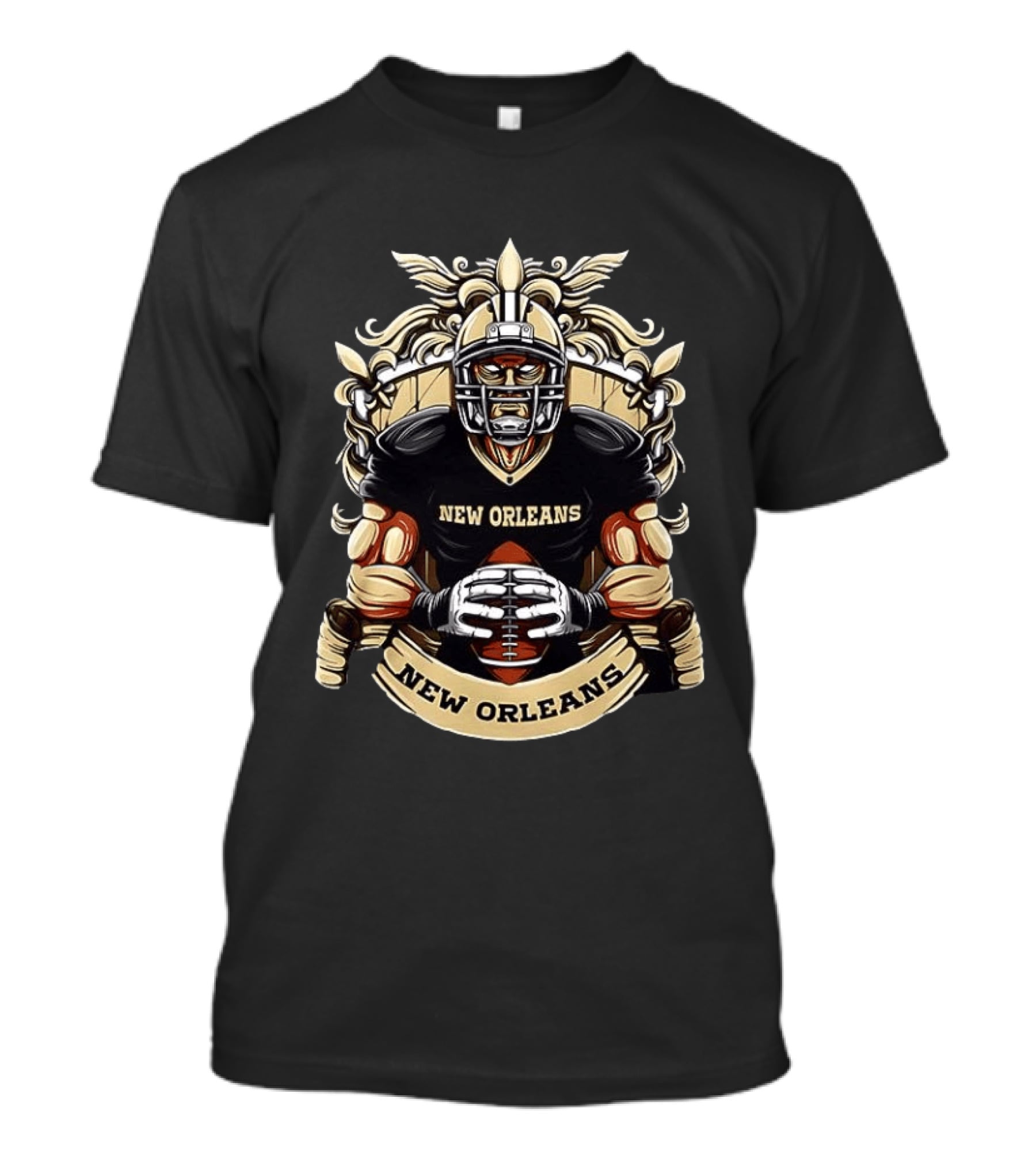 New Orleans Saints Football Crest Warrior T-Shirt