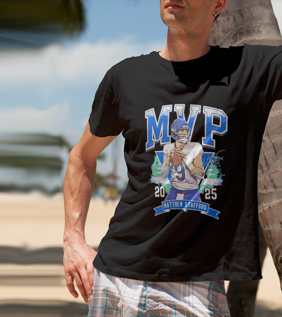 Matthew Stafford MVP 2025 Los Angeles Rams T-Shirt
